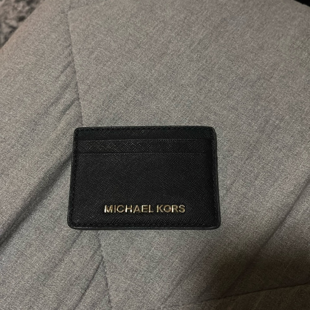 Black Michael Kors Card Holder